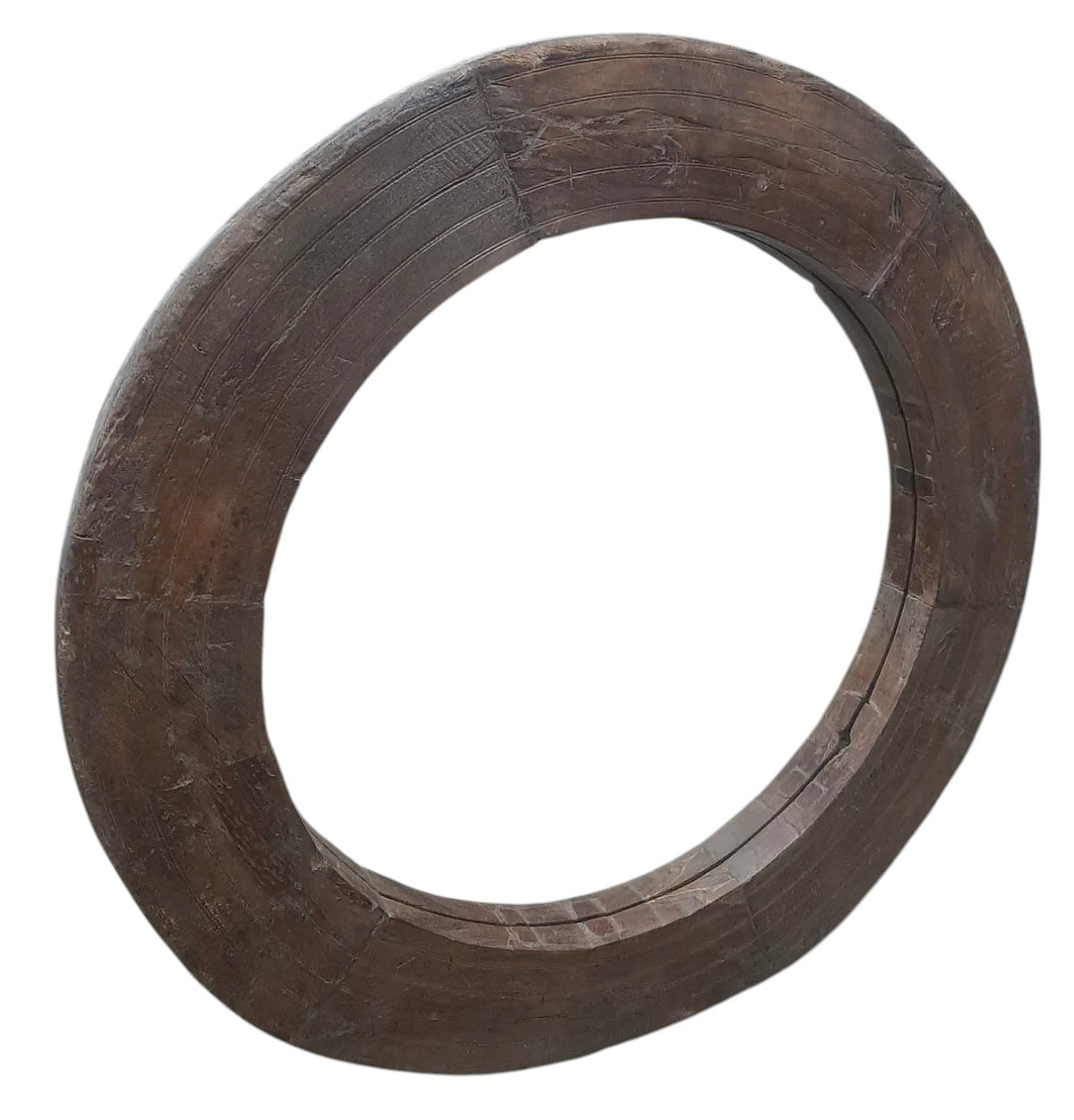 Vintage wheel mirror