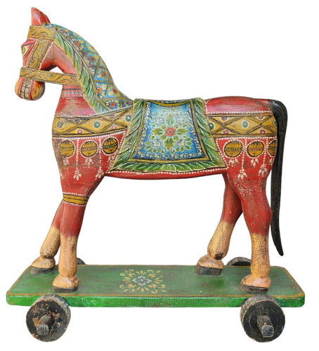 Wooden Handpainted Horse / Decor