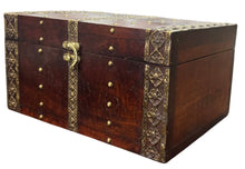 Timber brass box