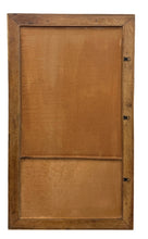 Teak rectangular mirror