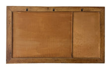 Teak rectangular mirror
