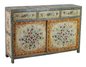 Hand painted sideboard