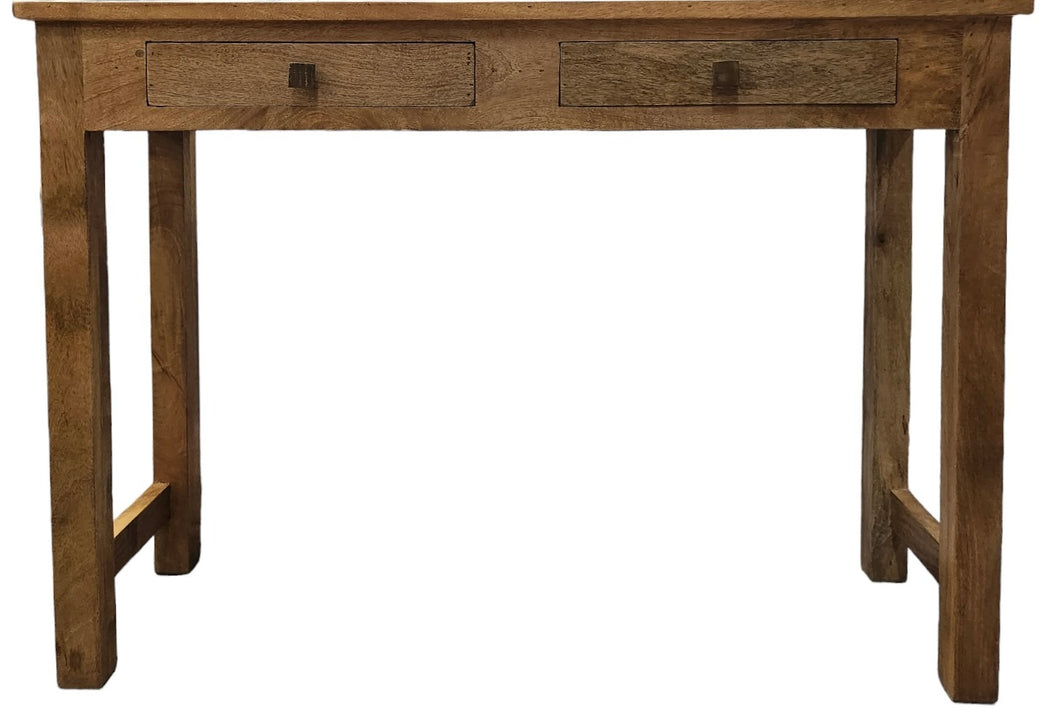 Wooden 2 Drawer Console