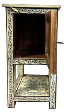 Narrow single door side table / bedside