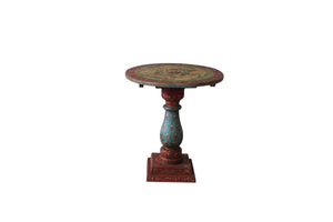 Round Hand painted table