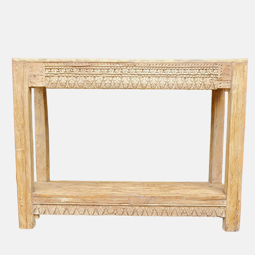Carved Console Teak Wood