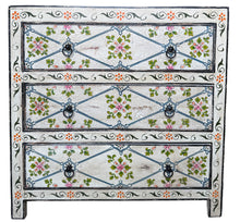 Hand-painted chest of drawer