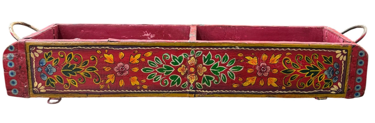 Antique Indian wooden brick mould storage