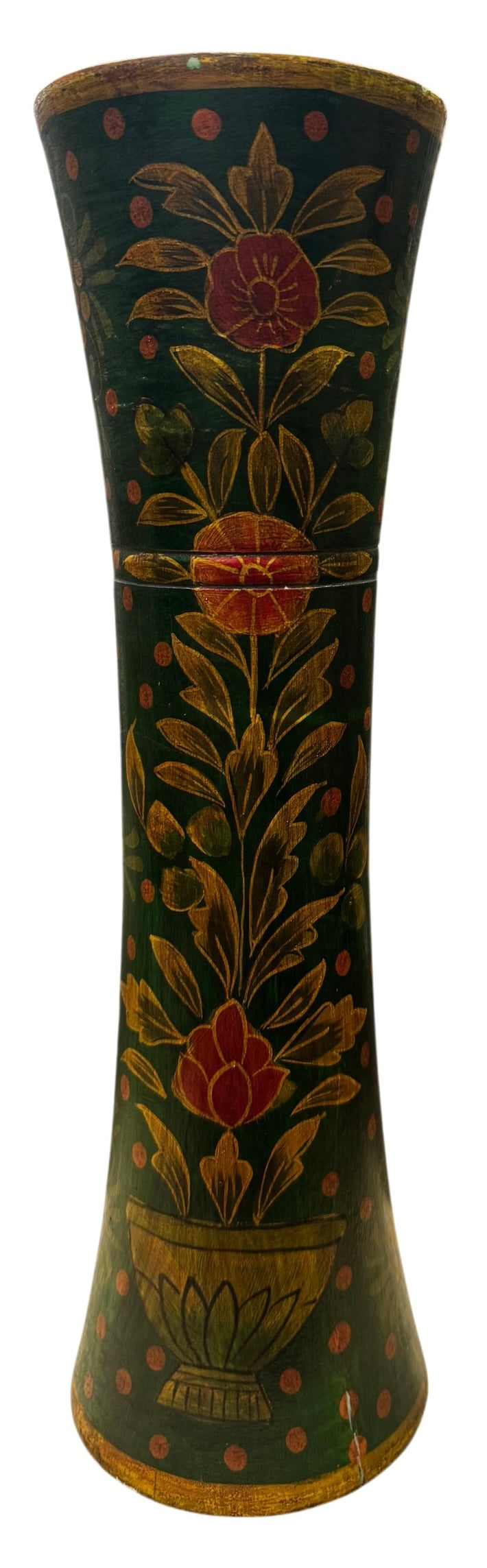 Vintage hand painted vase