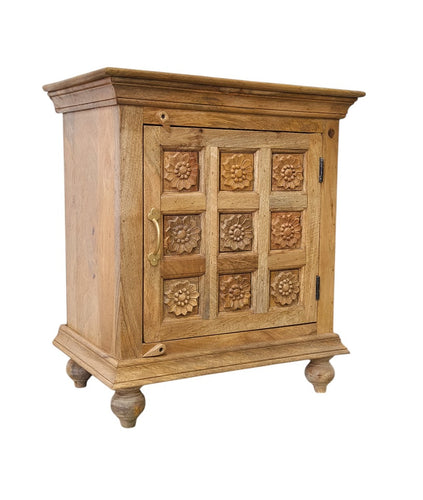 Carved Bedside