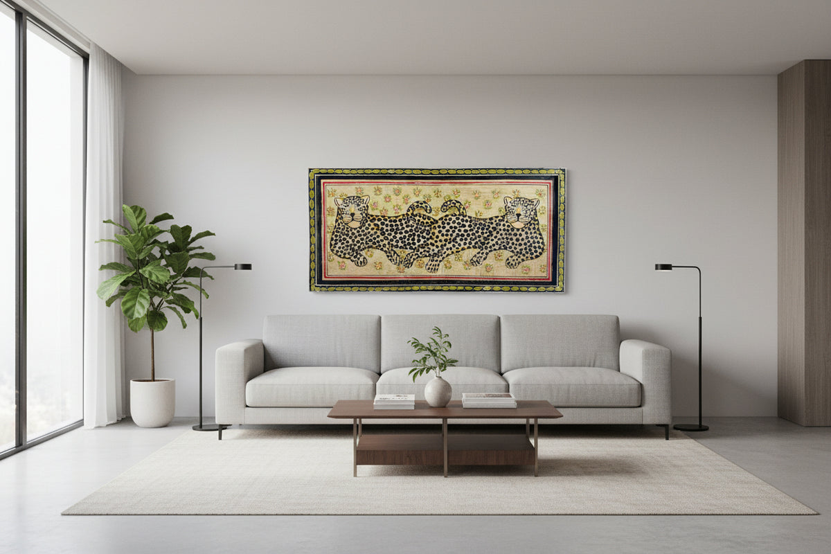 Leopard wall art