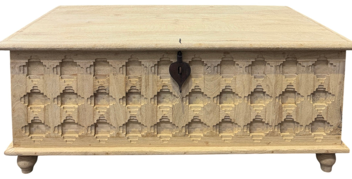 Teak coffee table / storage box