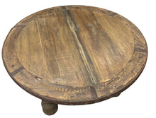 Round camel cart coffee table