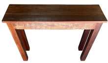 Rustic narrow console