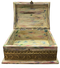 Brass timber box