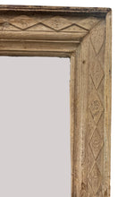 Teak narrow mirror