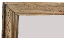 Teak narrow mirror