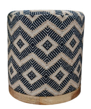 Round Fabric Stool / Ottoman