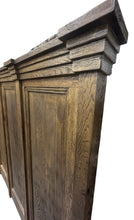 American oak queen bedhead