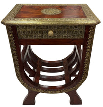 Brass bedside / sidetable