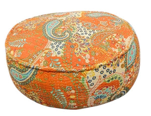 Saree round ottoman