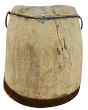 Vintage wooden pot