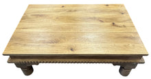 Rectangular coffee table natural