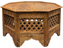Carved coffee table