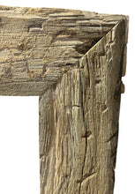 Teak root mirror