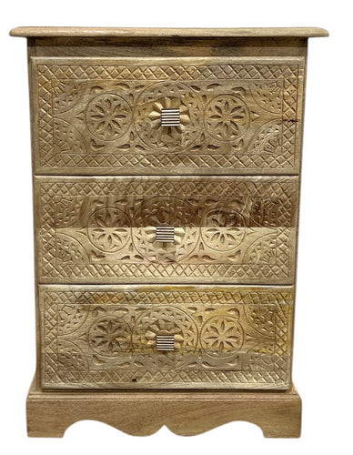 3 drawer bedside / sidetable