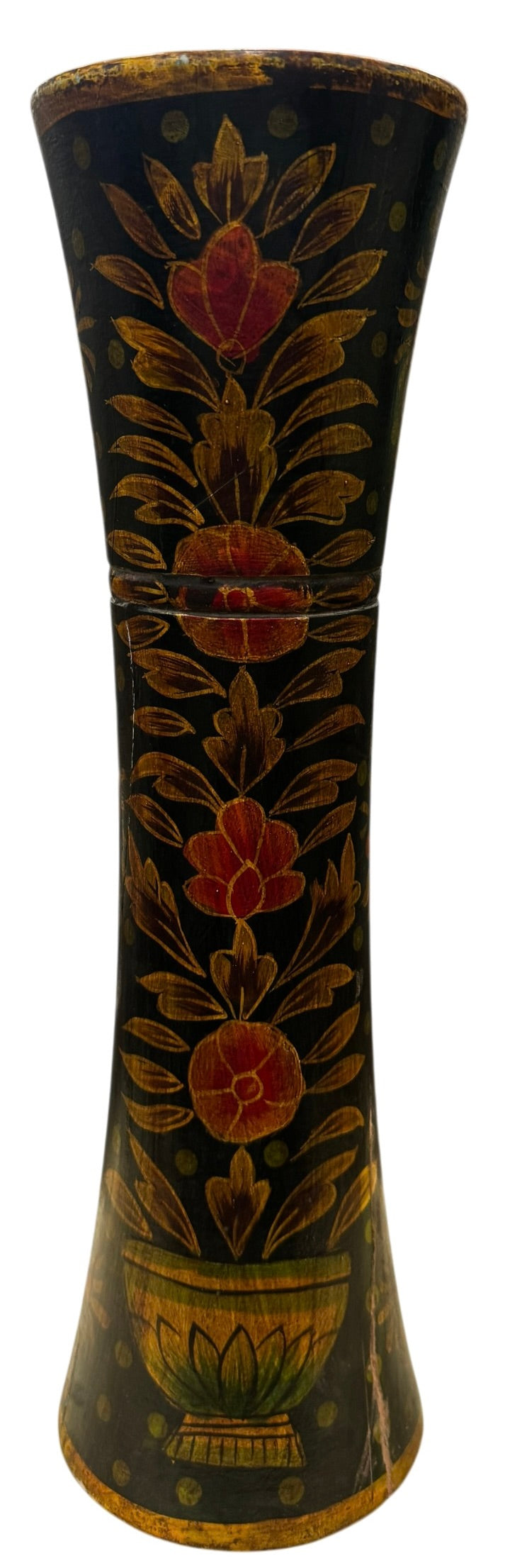 Vintage hand painted vase
