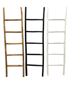 Wooden decor ladder