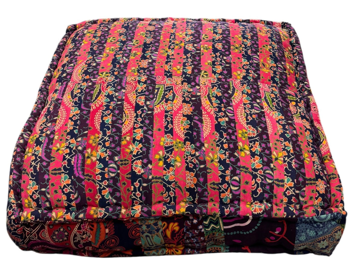 Large square meditation cushion