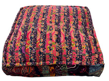 Large square meditation cushion