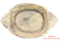 Large vintage teak bowl