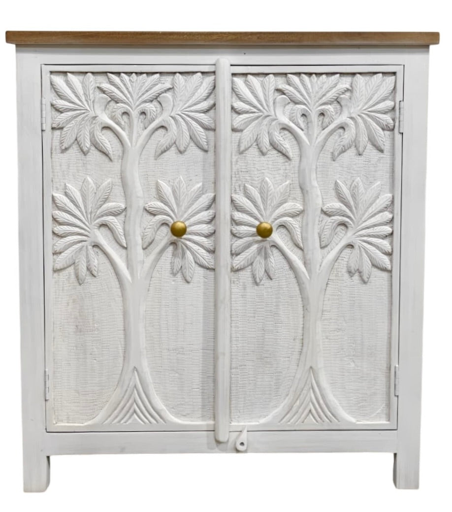2 door narrow cabinet
