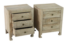 Teak bedside