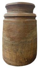 Vintage wooden pot