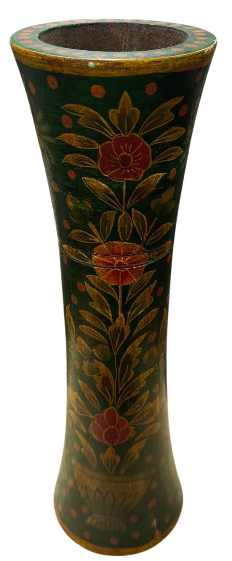 Vintage hand painted vase