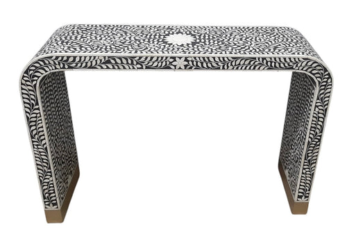 Bone inlay console