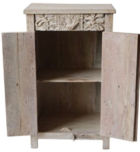 Teak narrow cabinet