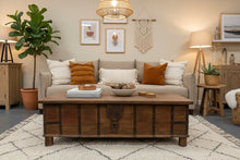 Rustic coffee table with storage