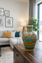 Hand painted vase