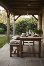 Teak old rustic bench