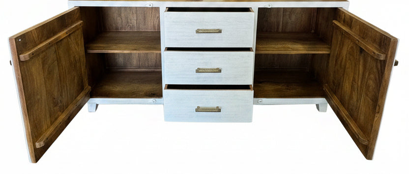 2 door 3 drawer sideboard