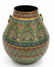 Metal decor pot