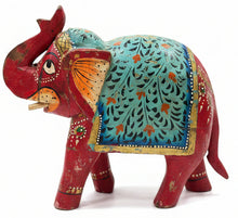 Hand painted elephant decor