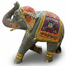 Hand painted elephant decor