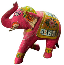Hand painted elephant decor