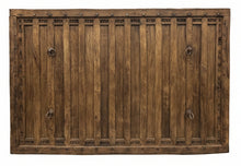 wooden rustic bed head king 